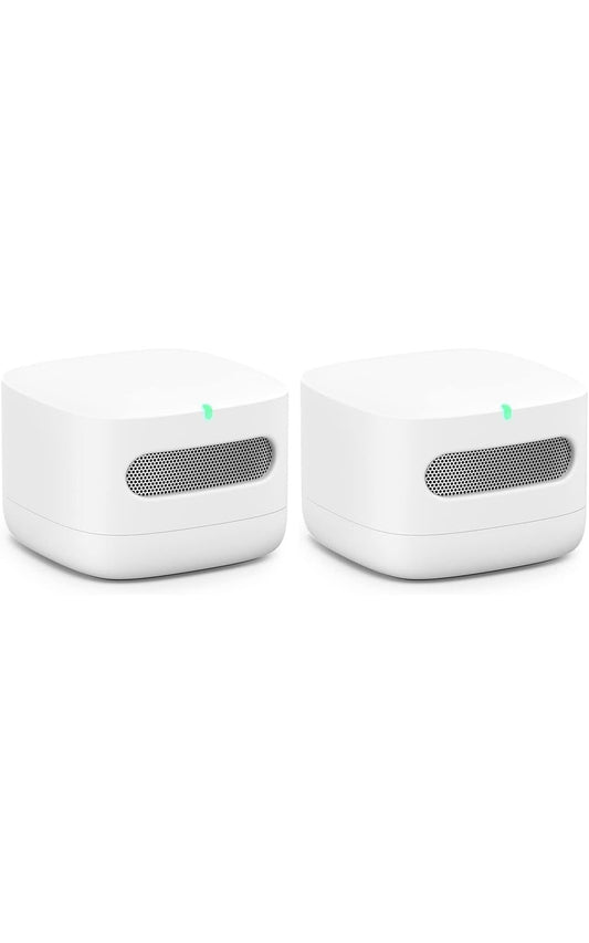 Amazon Smart Air Quality Monitor, Works with Alexa – 2 Pack