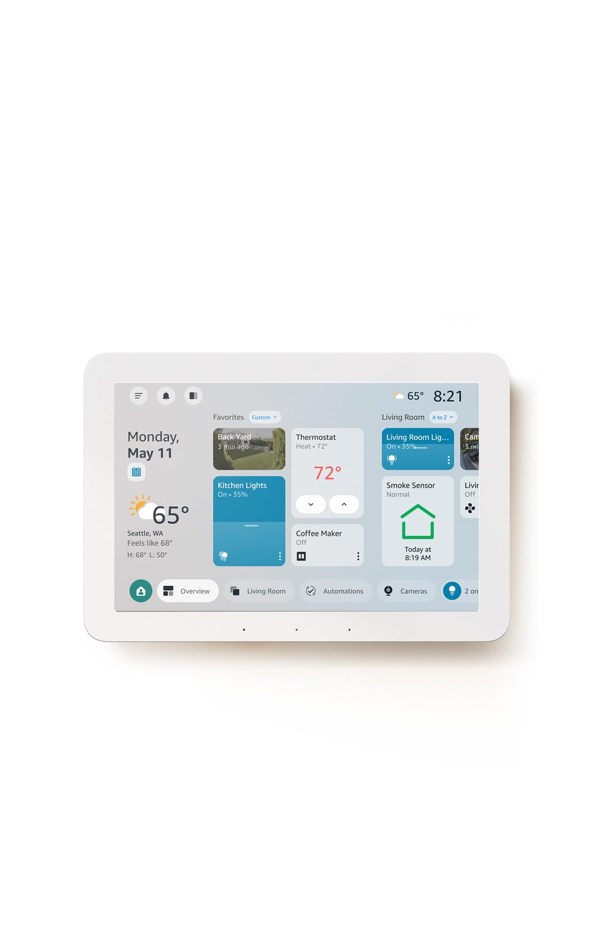 Amazon Echo Hub 8" Smart Home Control Panel with Alexa+