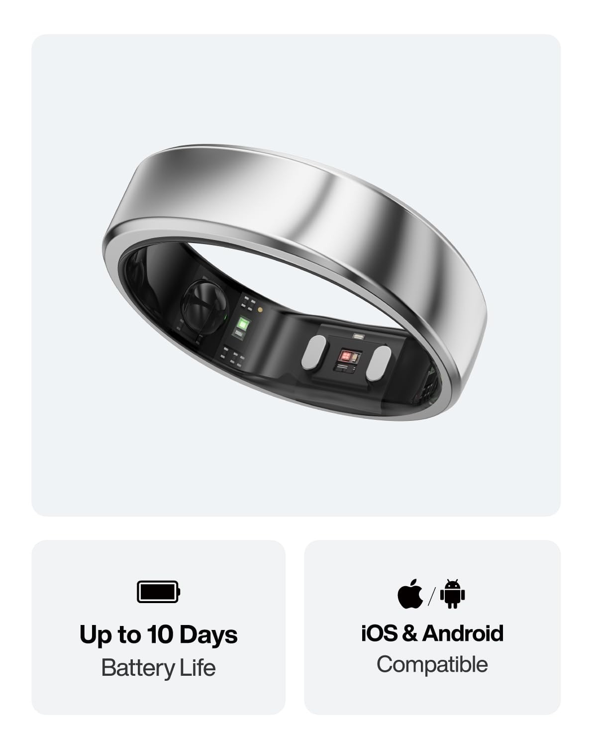 RingConn Gen 2 Air Ultra-Thin AI Smart Ring – 10-Day Battery