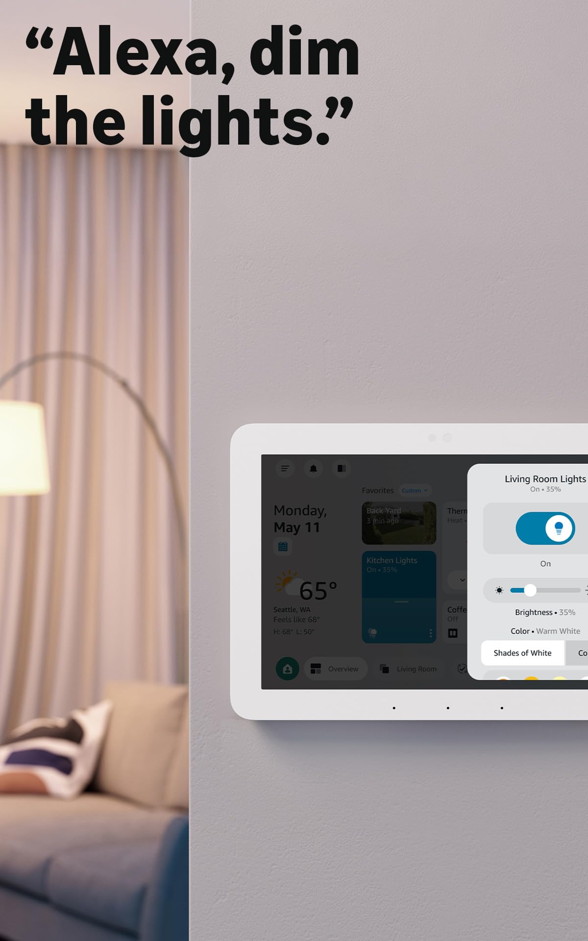 Amazon Echo Hub 8" Smart Home Control Panel with Alexa+