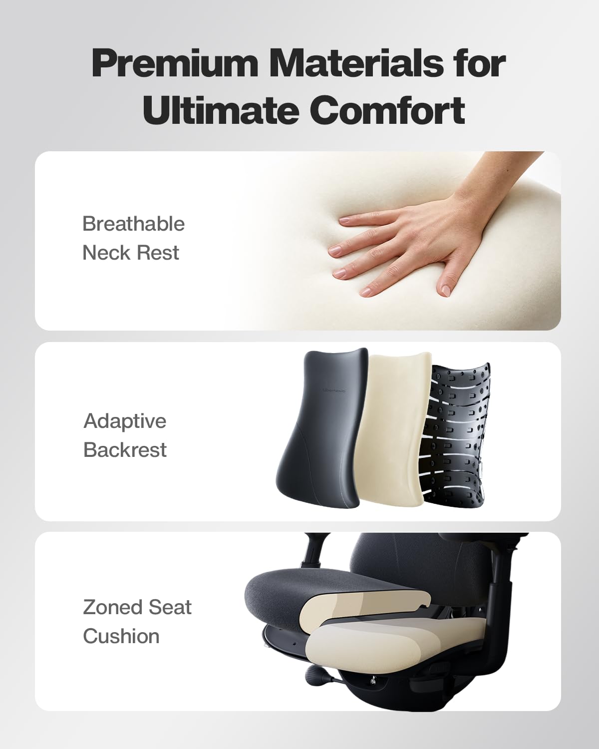 LiberNovo SE Ergonomic Office Chair, 5 Recline Positions