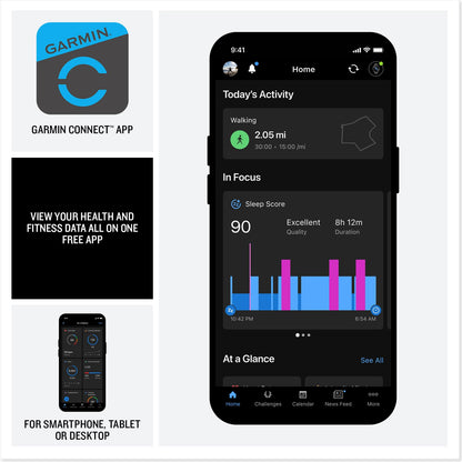 Garmin Venu 4 GPS Smartwatch 45mm – 12-Day Battery – Slate