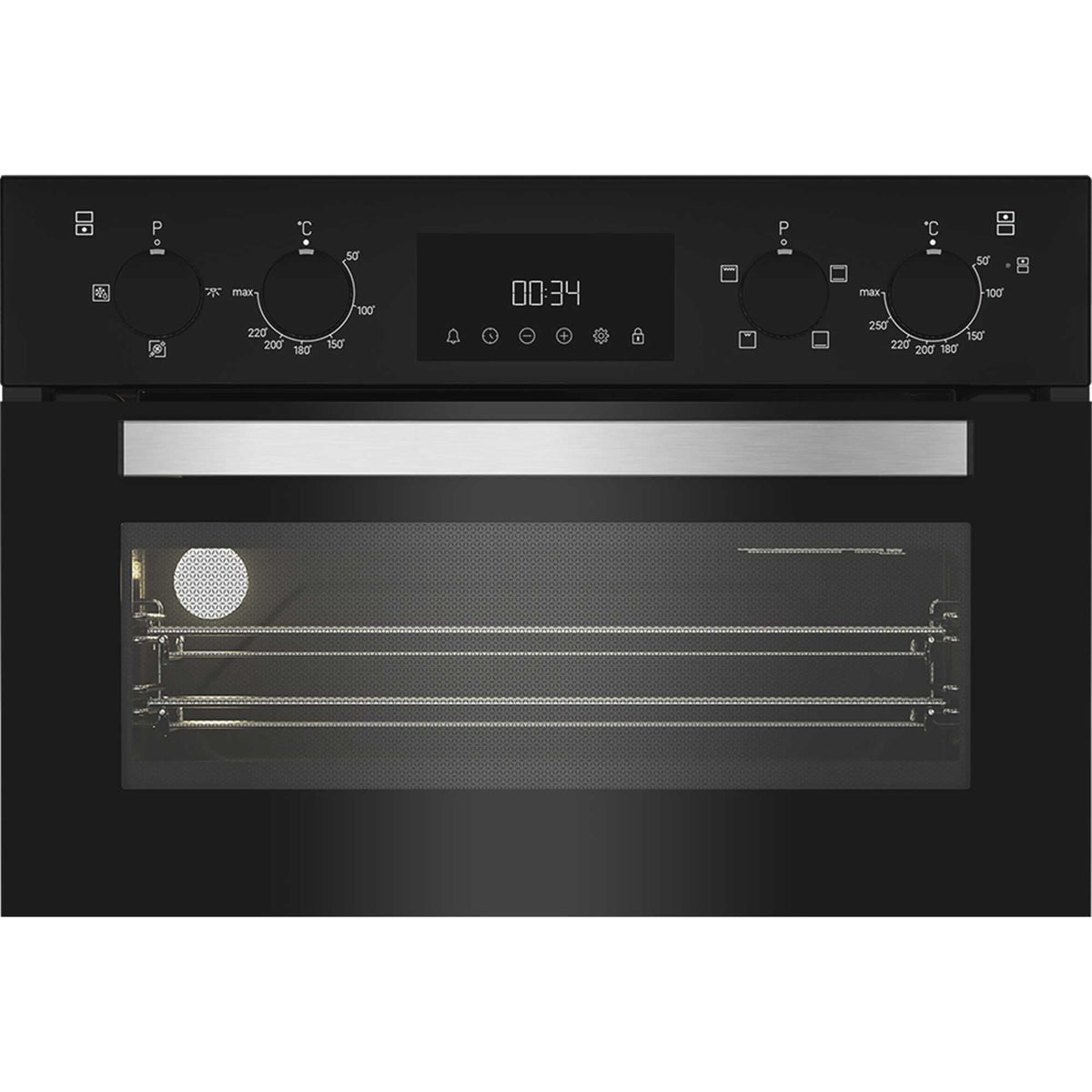 HOTPOINT UK APPLIANCES LIMITED DIH 10D B Built-In Double Oven - Black