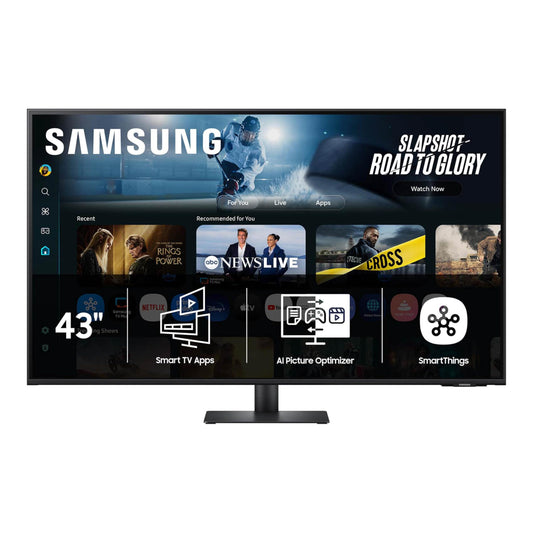 Samsung 43" M7 M70F 4K UHD Smart Monitor with Streaming – Black