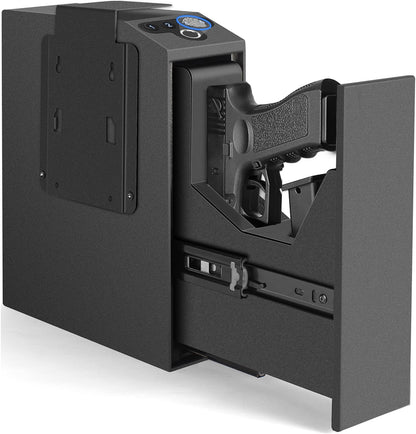 Biometric Handgun Safe with Fingerprint, PIN & Key Access