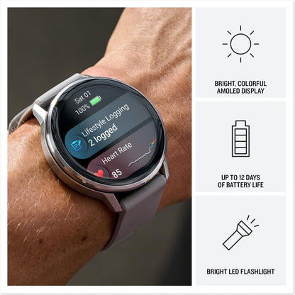 Garmin Venu 4 GPS Smartwatch 45mm – 12-Day Battery – Slate