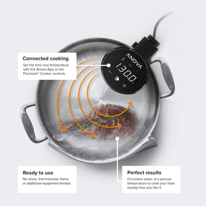 Anova Culinary Sous Vide Precision Cooker 2.0 WiFi, 1000W
