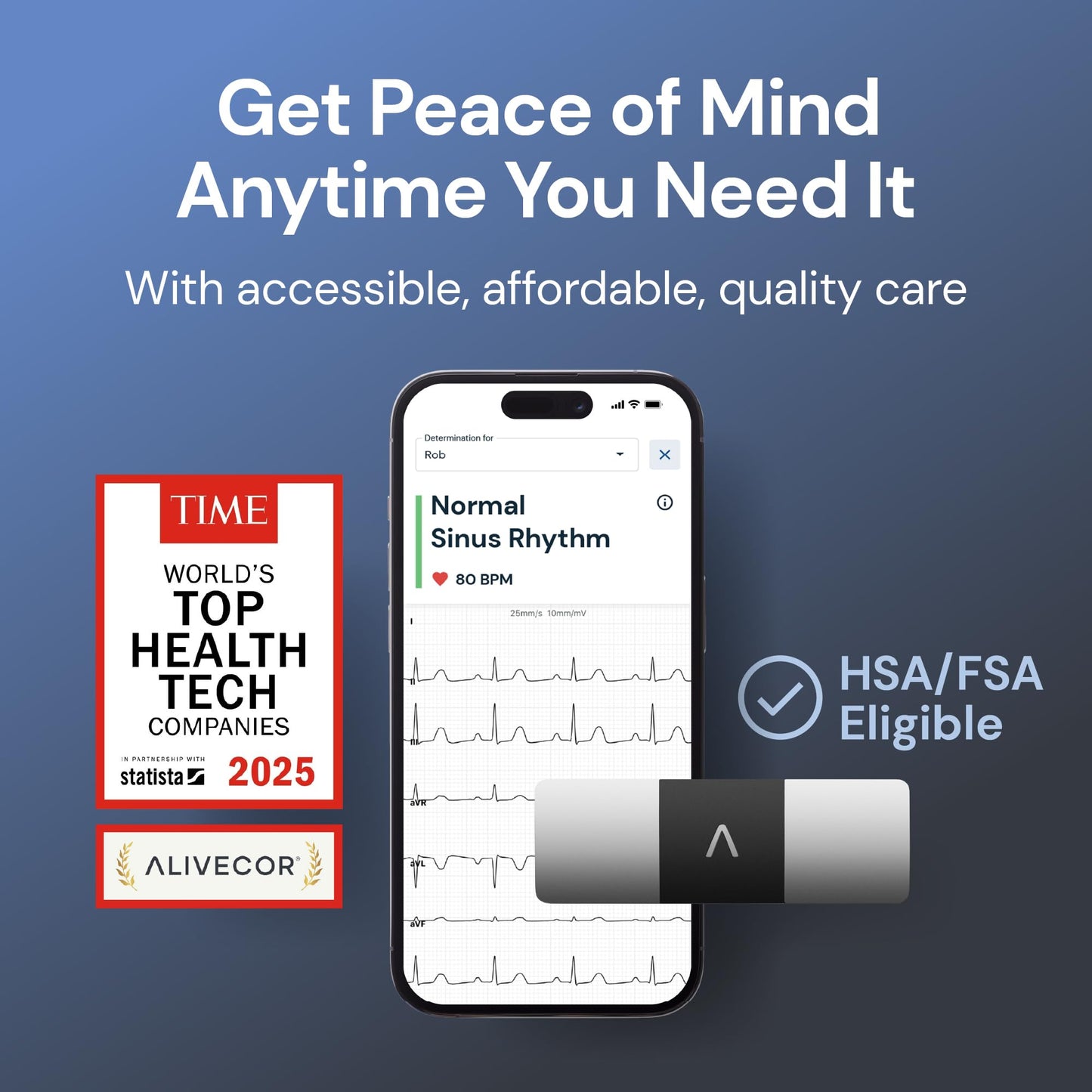 KardiaMobile 6-Lead Personal EKG Monitor – FSA/HSA Eligible