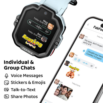 TickTalk 5 Kids 4G GPS Smart Watch – Calls, Texts & SOS