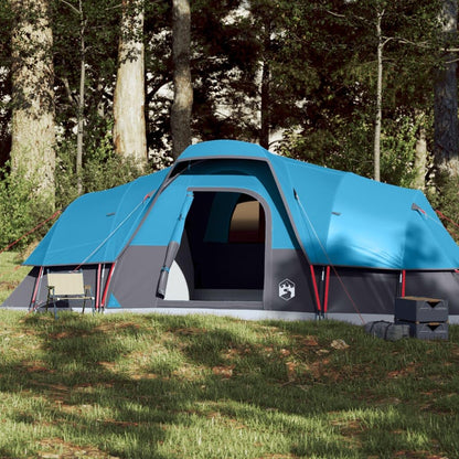 Lechnical 11 Person Dome Tent, 2 Bedrooms, Blue