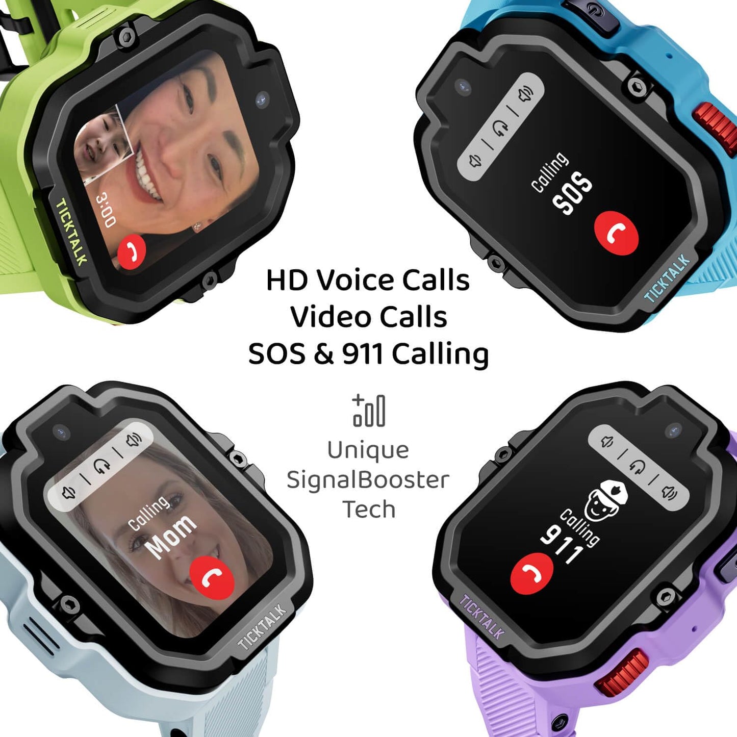 TickTalk 5 Kids 4G GPS Smart Watch – Calls, Texts & SOS
