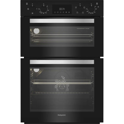 HOTPOINT UK APPLIANCES LIMITED DIH 10D B Built-In Double Oven - Black