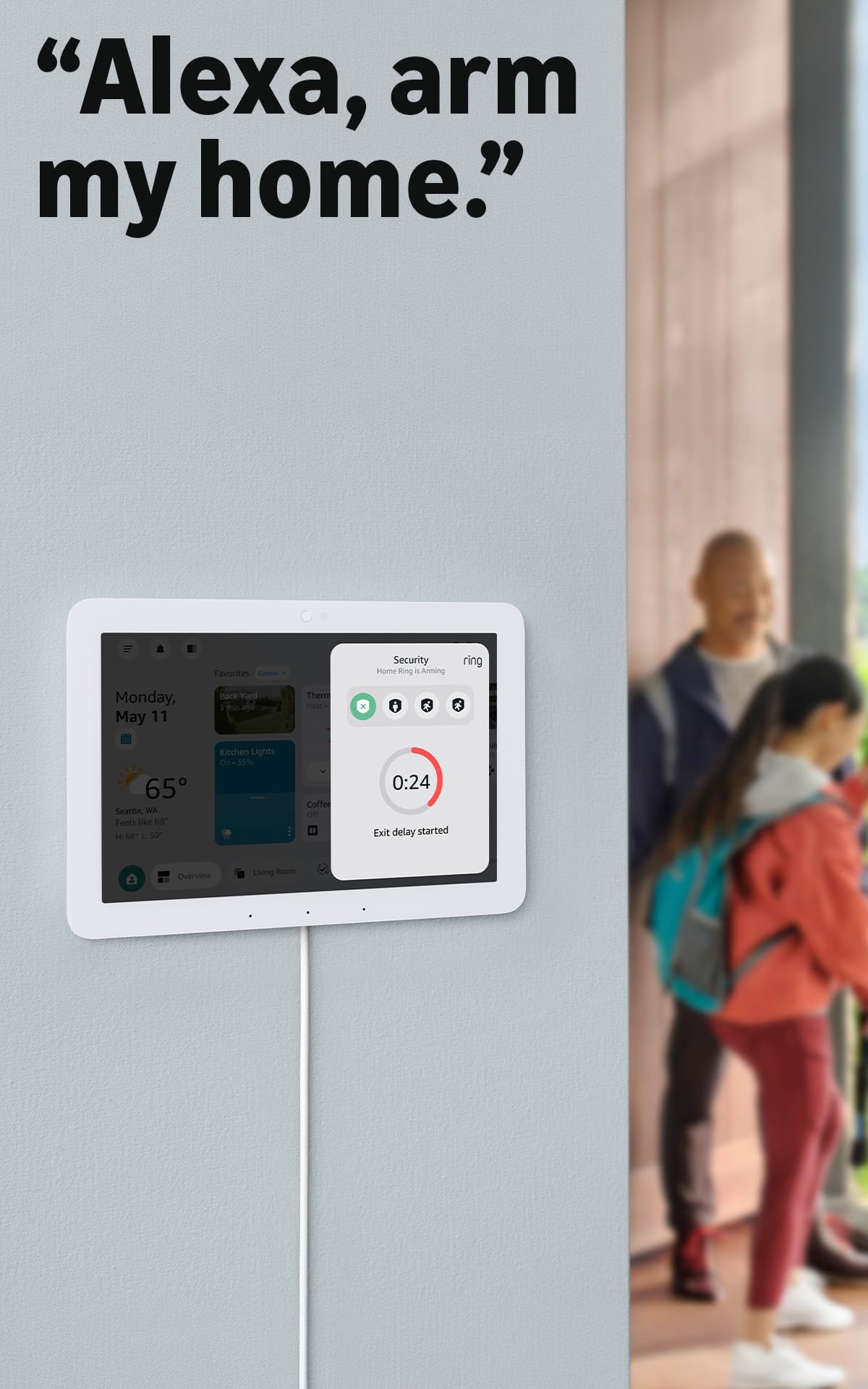 Amazon Echo Hub 8" Smart Home Control Panel with Alexa+