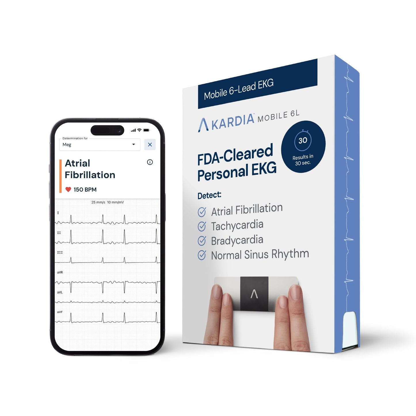 KardiaMobile 6-Lead Personal EKG Monitor – FSA/HSA Eligible
