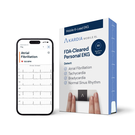 KardiaMobile 6-Lead Personal EKG Monitor – FSA/HSA Eligible