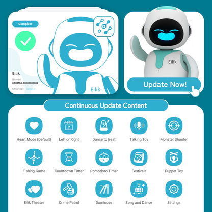 ENERGIZE LAB Eilik Interactive Robot Companion – Blue