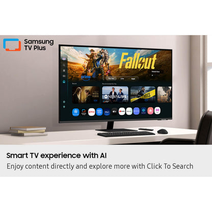 Samsung 43" M7 M70F 4K UHD Smart Monitor with Streaming – Black