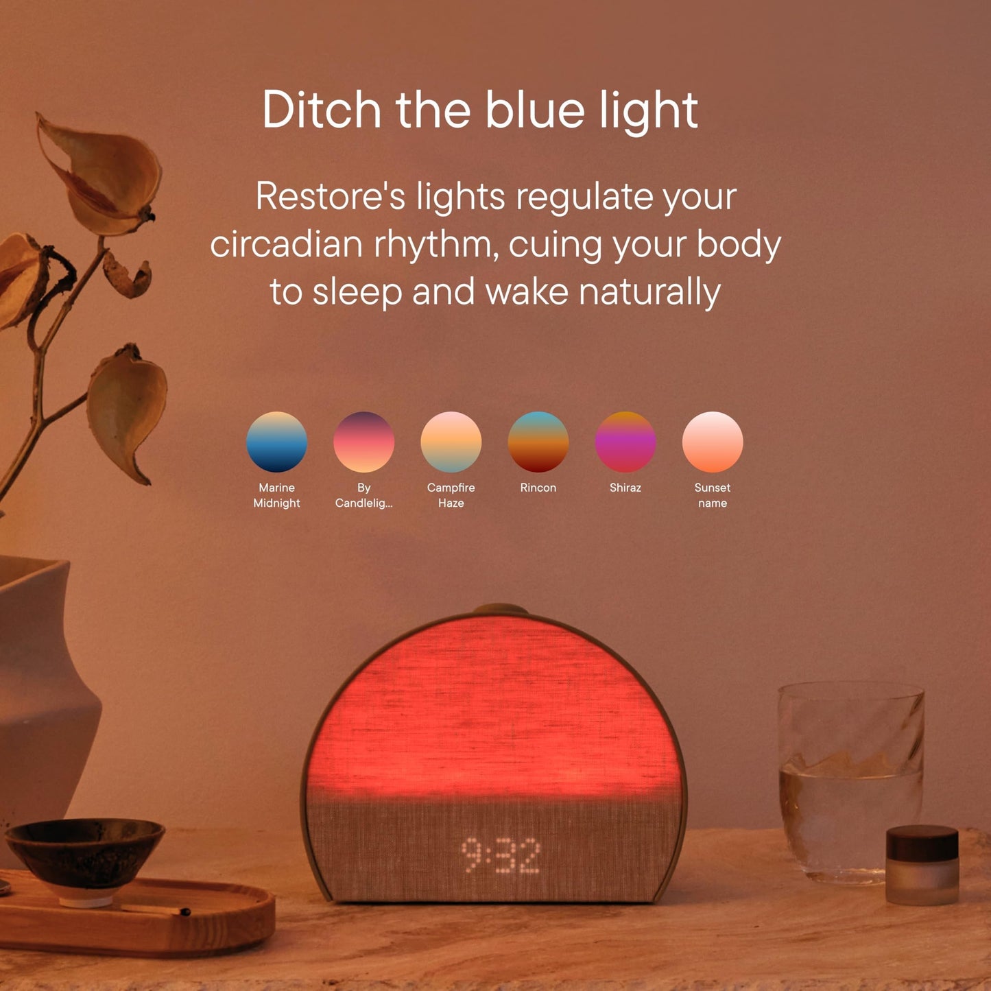 Hatch Restore 3 Sunrise Alarm Clock & Smart Sleep Light – Putty