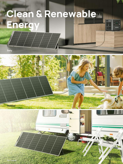 AFERIY 400W Portable Foldable Solar Panel, IP65, USB Ports