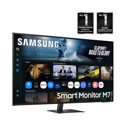 Samsung 43" M7 M70F 4K UHD Smart Monitor with Streaming – Black