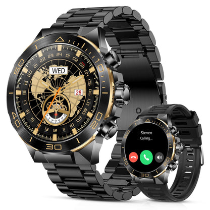 Men's AMOLED Smartwatch with Call, Heart Rate & Sleep Monitor