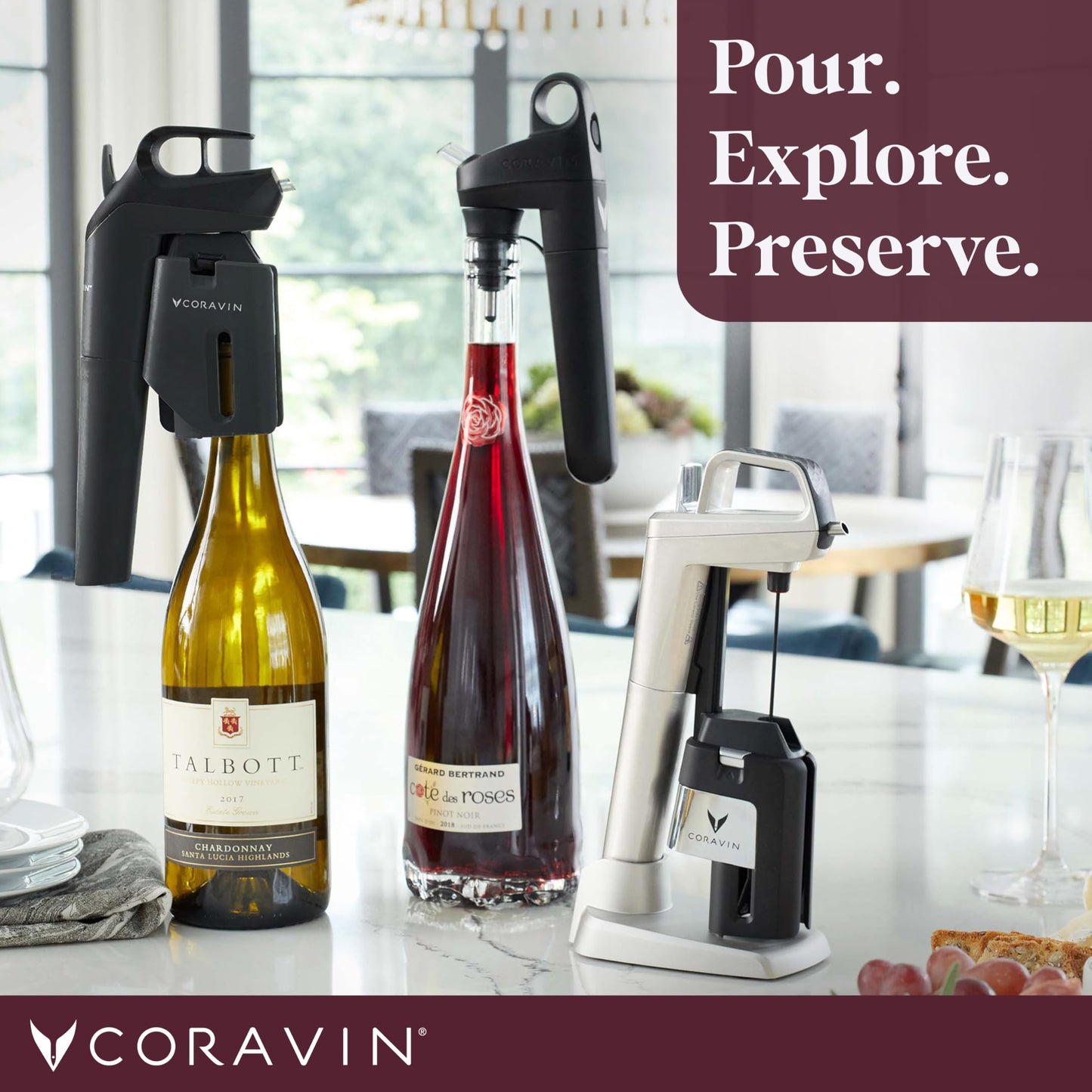 Coravin Timeless Three Plus Wine Preservation System – Black
