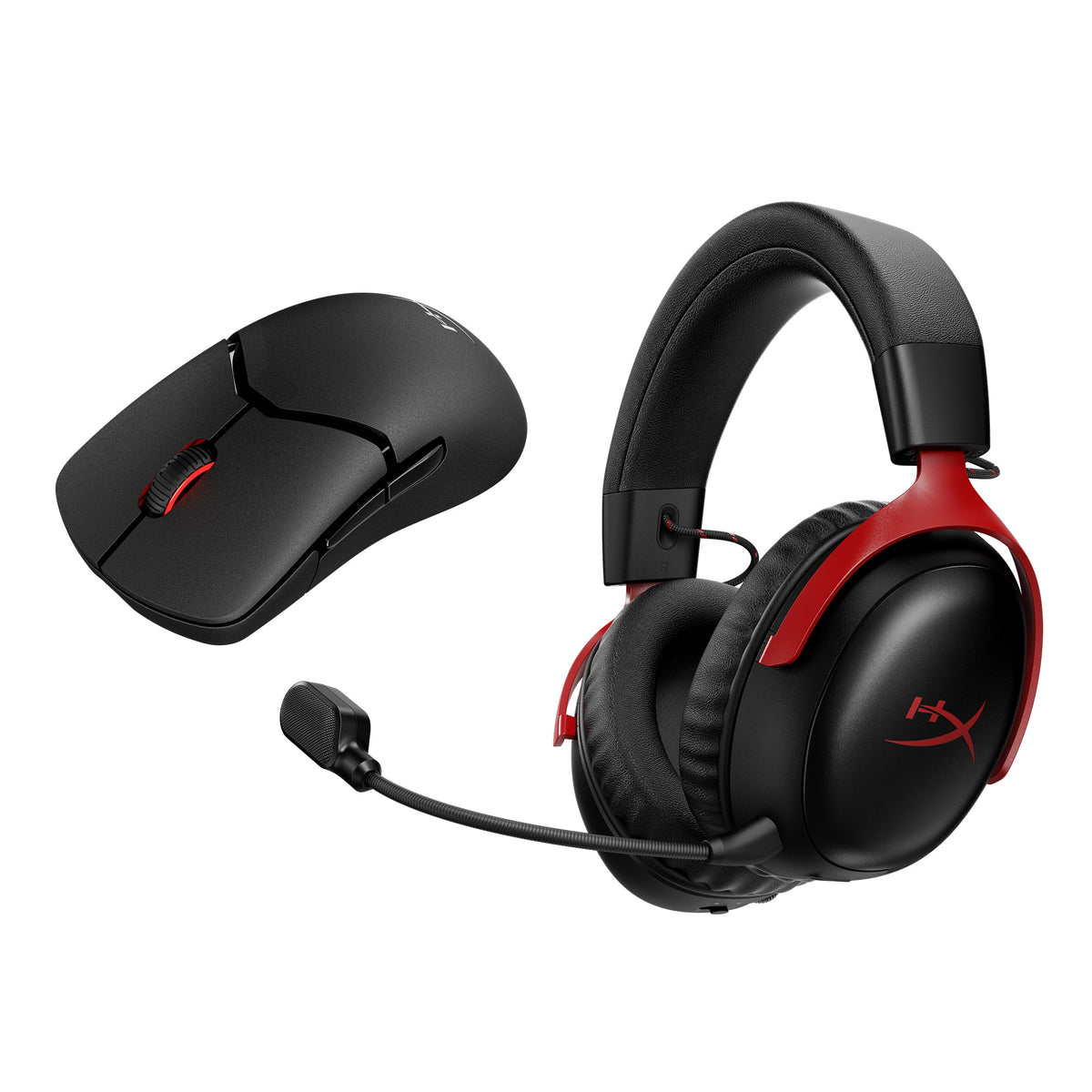 HyperX Bundle - Cloud III S Wireless Headset, Pulsefire Saga Pro Wireless Mouse