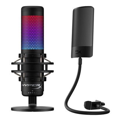 HyperX Bundle - QuadCast S Microphone, Shield Pop Filter