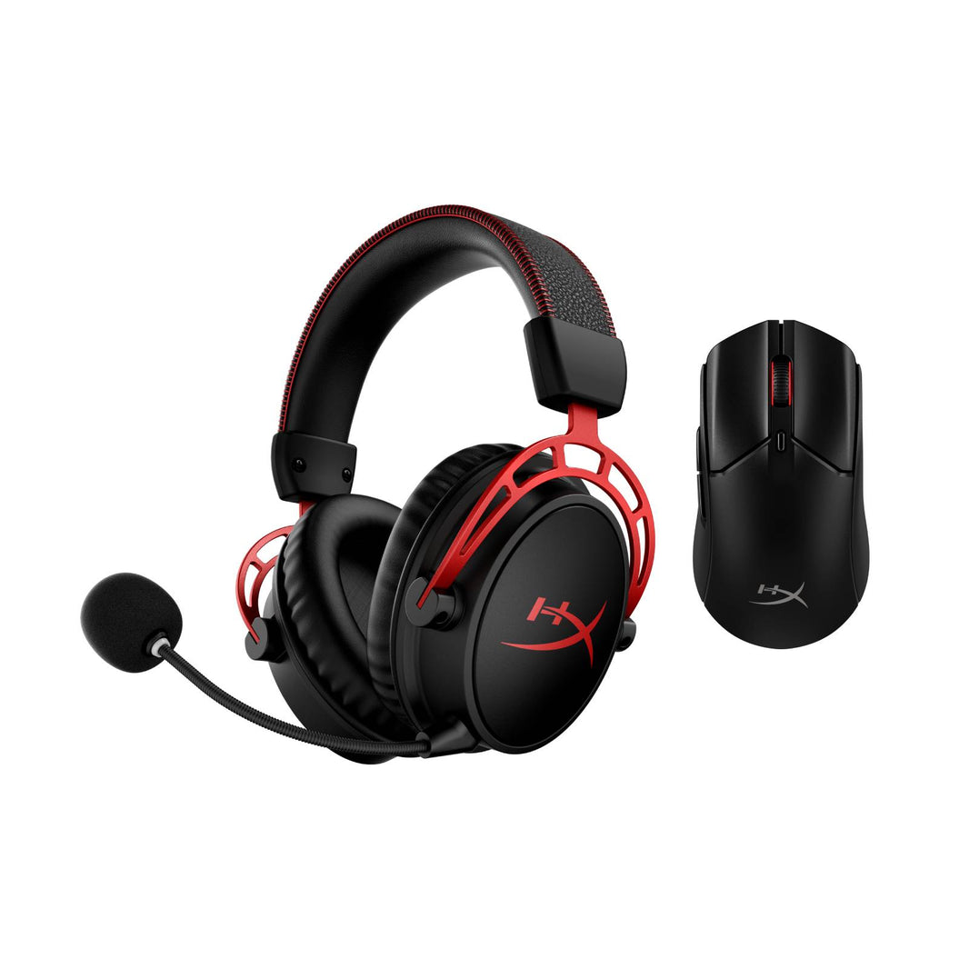 HyperX Bundle - Cloud Alpha Wireless Headset, Pulsefire Haste 2 Wireless Mouse