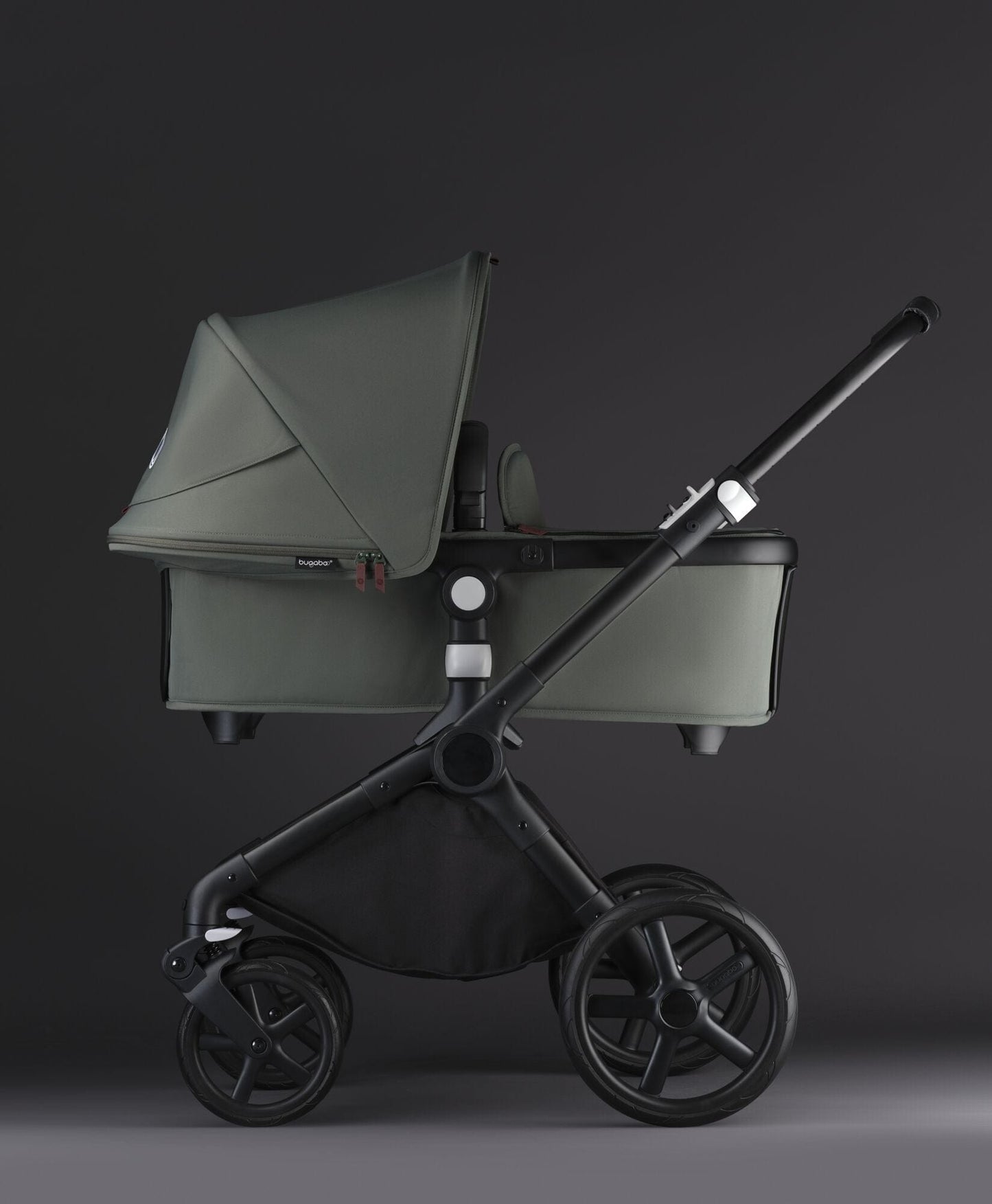 Bugaboo Fox Cub Essential Bundle - Black/Forest Green