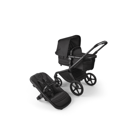 Bugaboo Fox 5 (Cloud G) Travel System, Noir Limited Edition - Black Moonlight