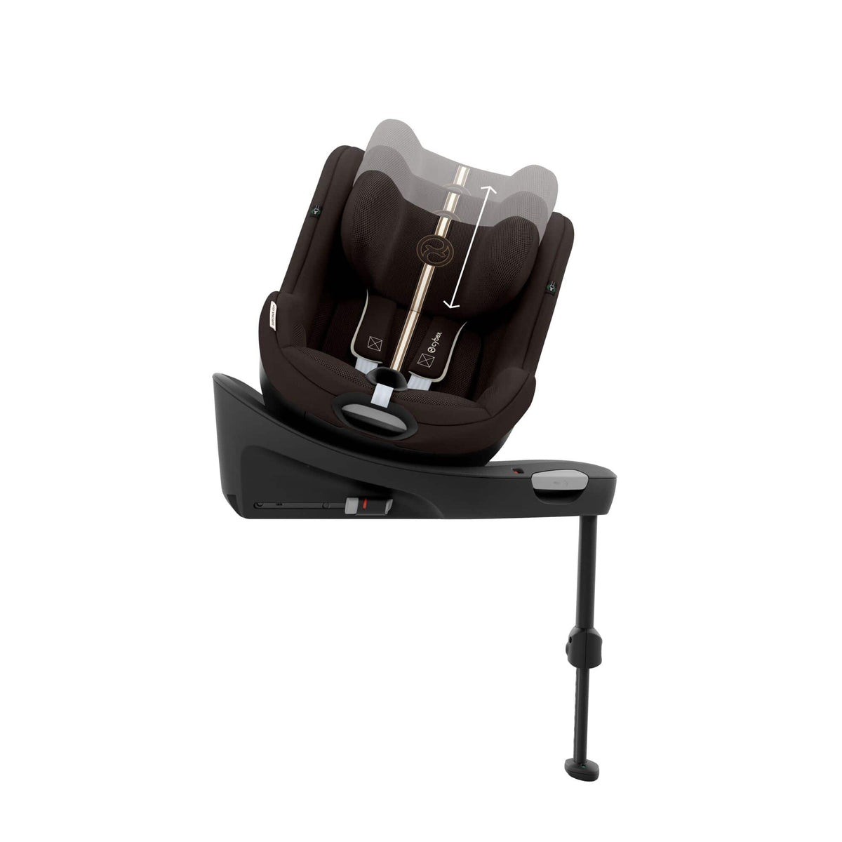 Cybex Sirona Gi i-Size PLUS 360° Rotating ISOFIX Toddler Car Seat - Chocolate Brown
