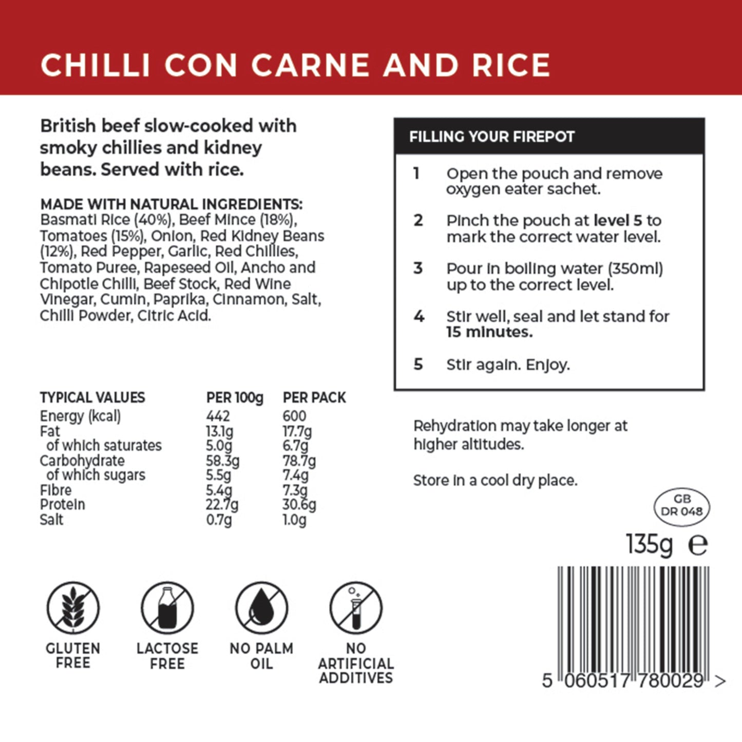 Chilli Con Carne With Rice