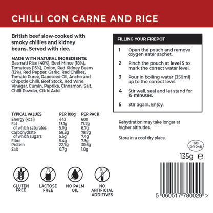 Chilli Con Carne With Rice