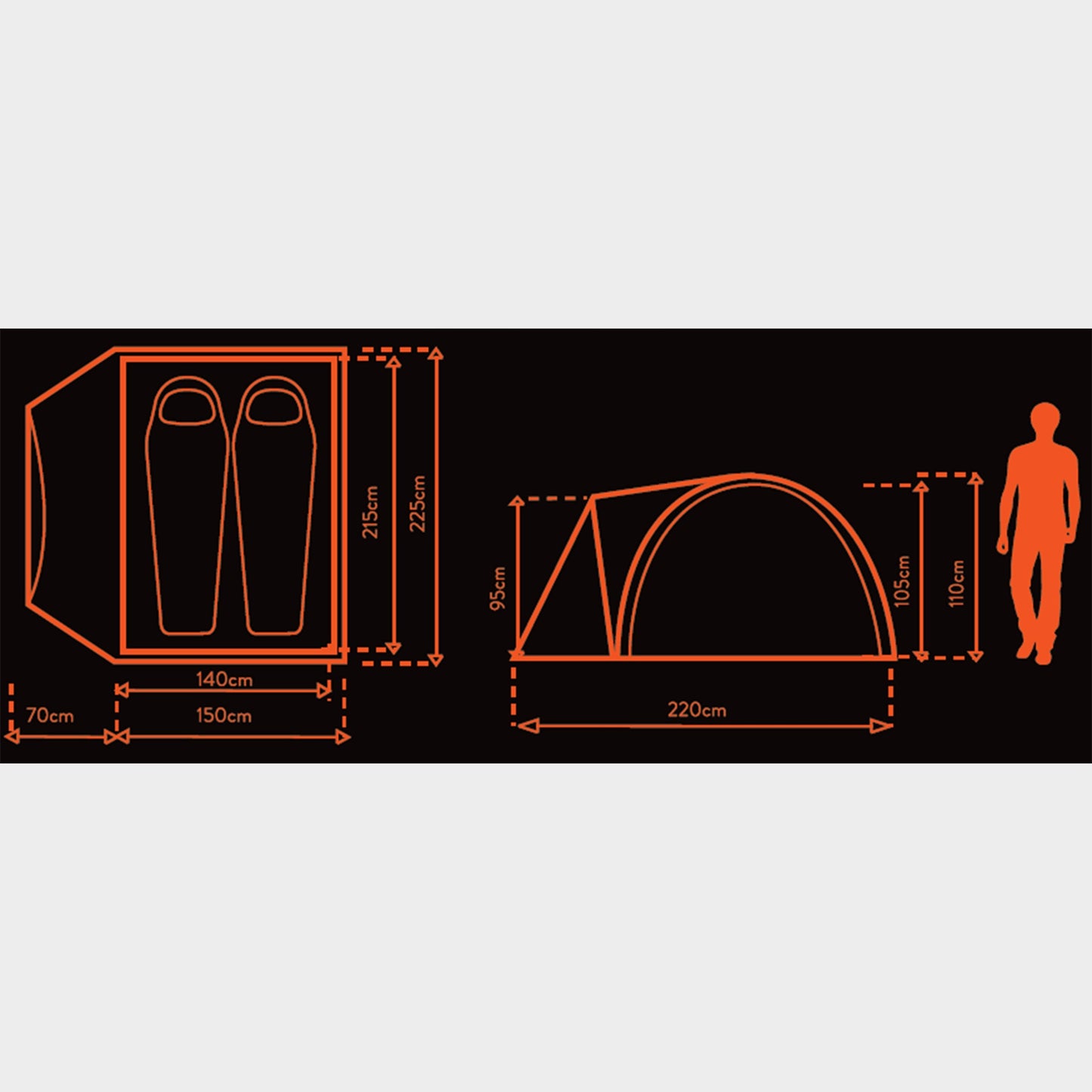 Cairns 2 DLX Nightfall™ Tent