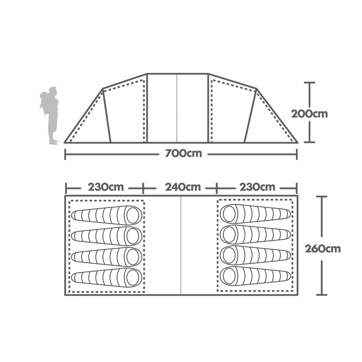 Sendero 8XL Tent