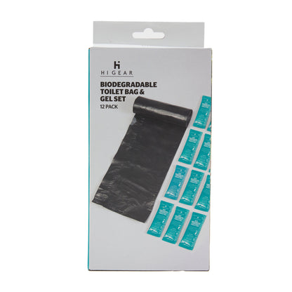 Biodegradable Toilet Bag and Gel Set