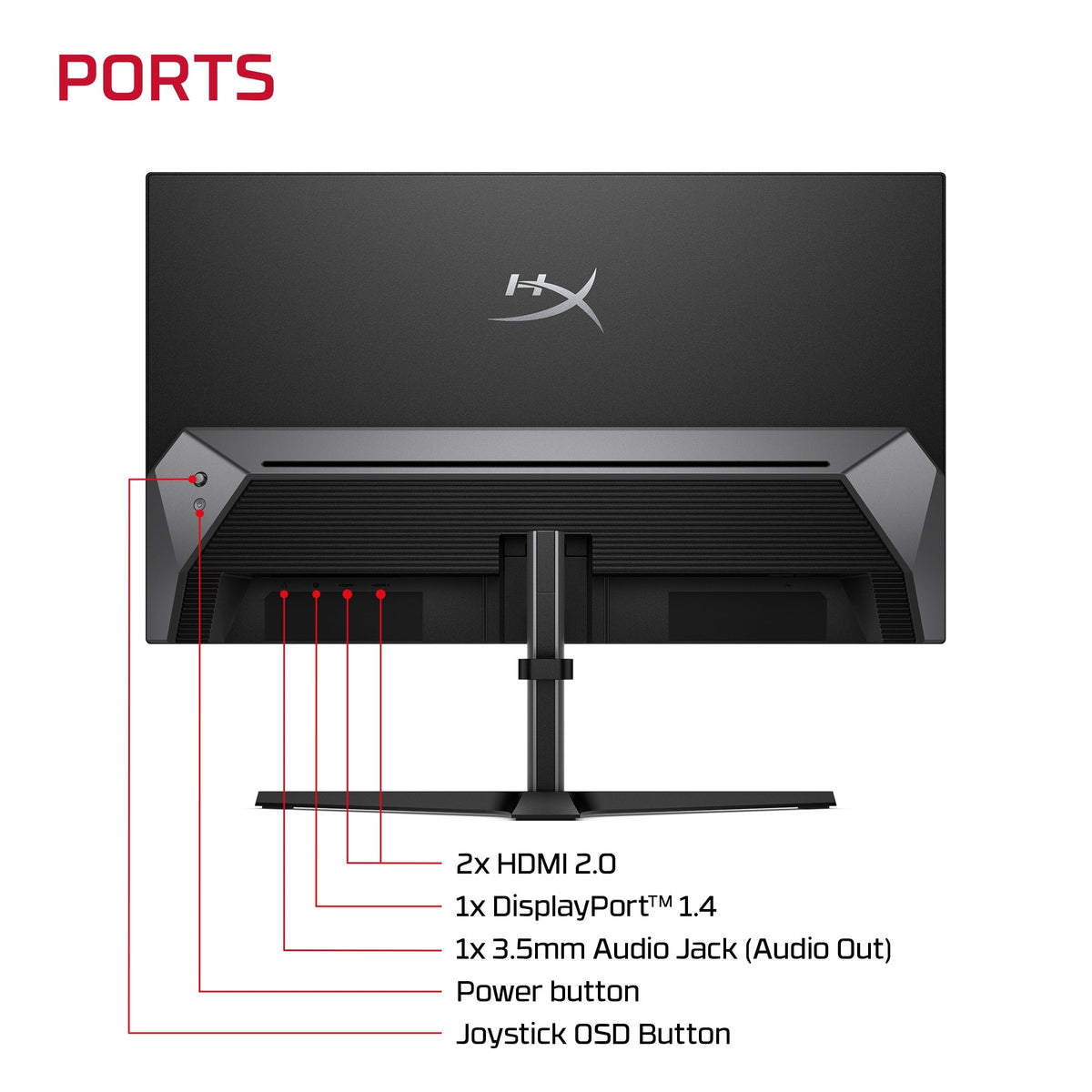 HyperX OMEN 27 inch FHD 144Hz Gaming Monitor - OMEN 27e