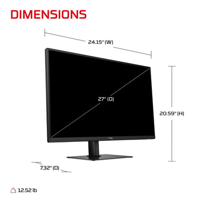 HyperX OMEN 27 inch UHD/FHD 160Hz/320Hz Dual Mode Gaming Monitor - OMEN 27k  G3