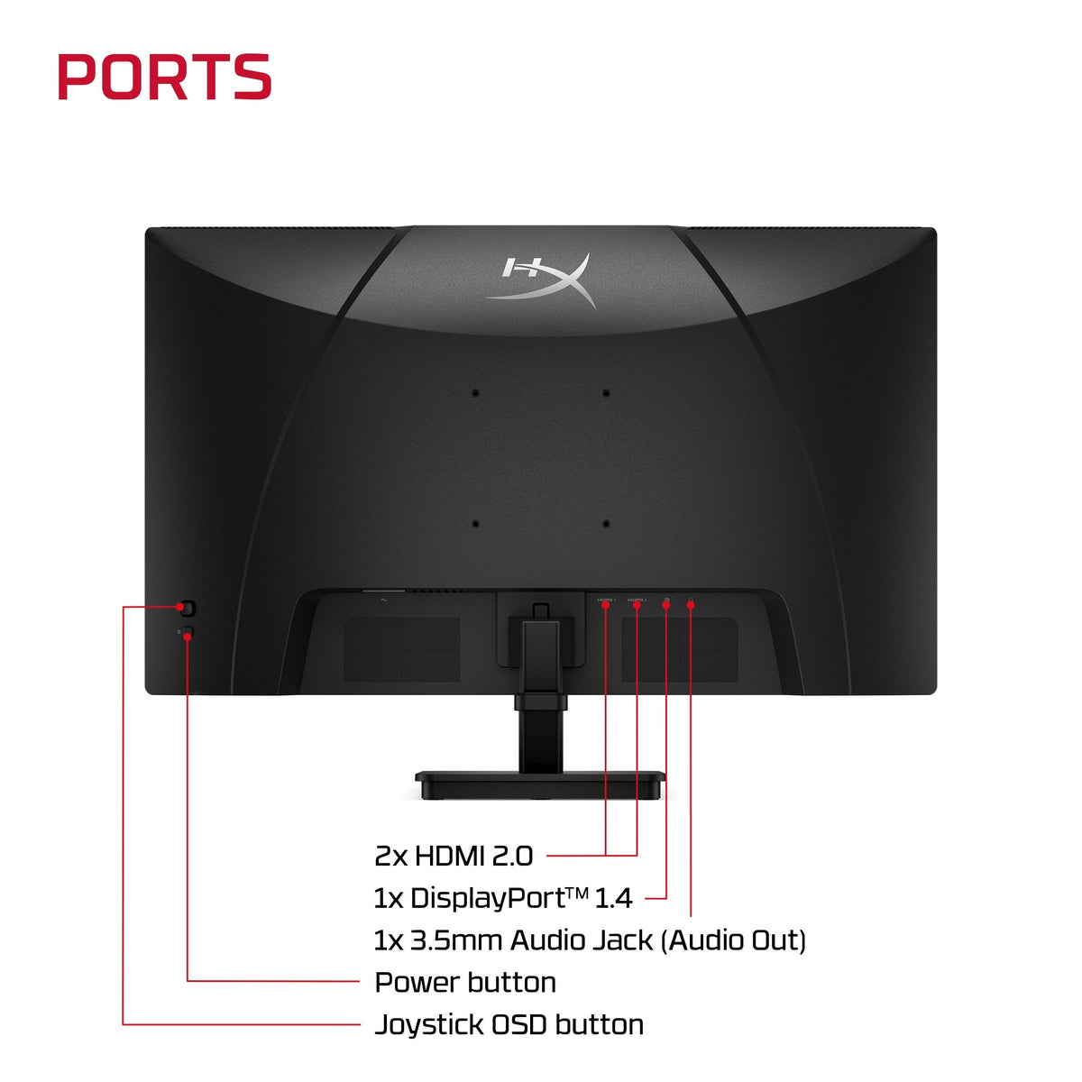 HyperX OMEN 27 inch QHD 240Hz Gaming Monitor - OMEN 27q  G3