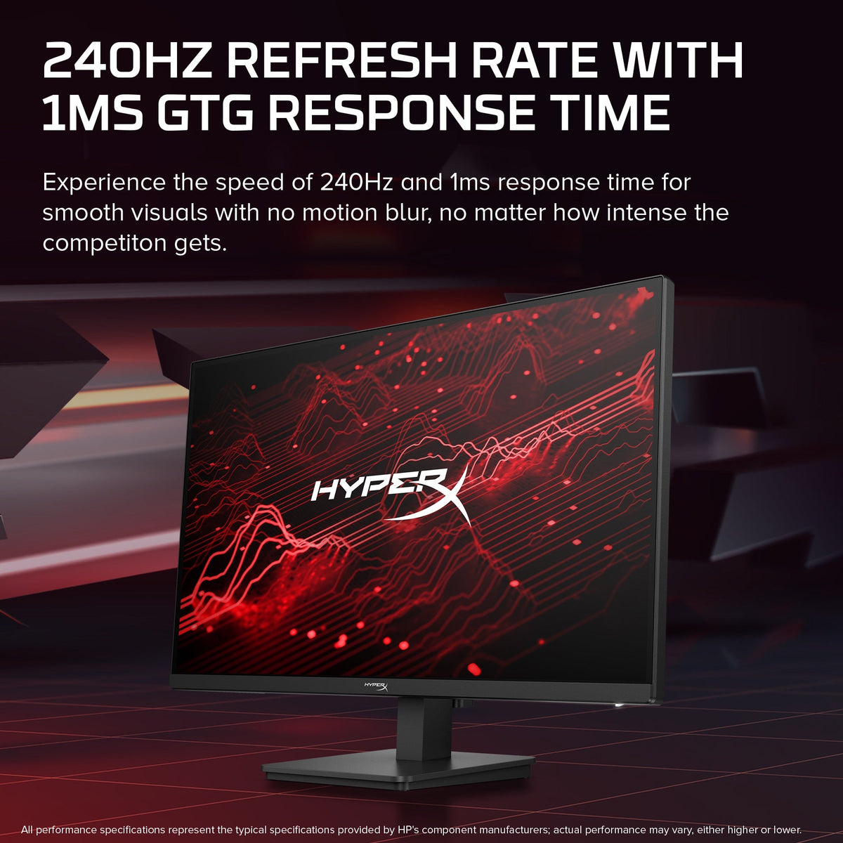 HyperX OMEN 27 inch QHD 240Hz Gaming Monitor - OMEN 27q  G3