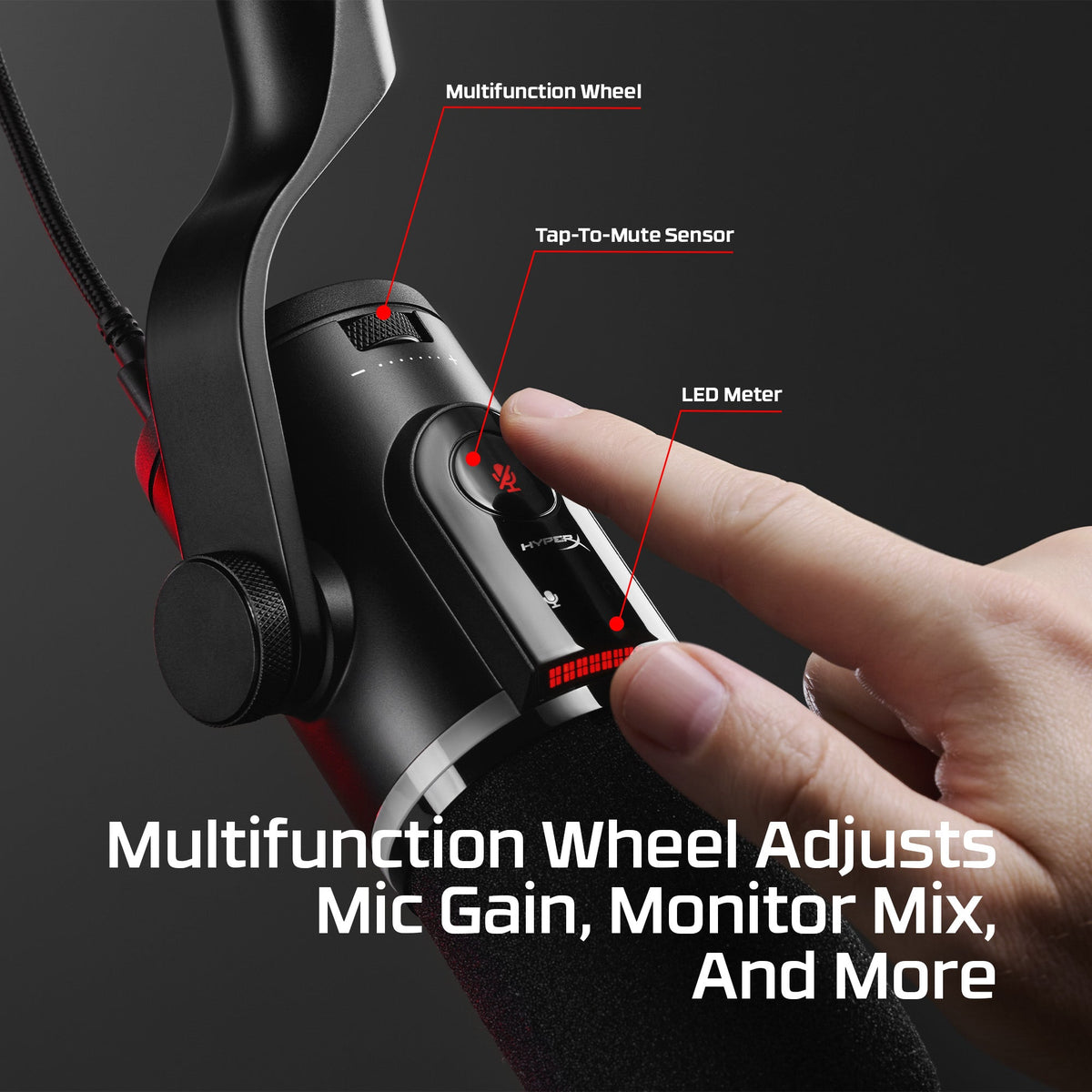 HyperX FlipCast – USB/XLR Dynamic Microphone