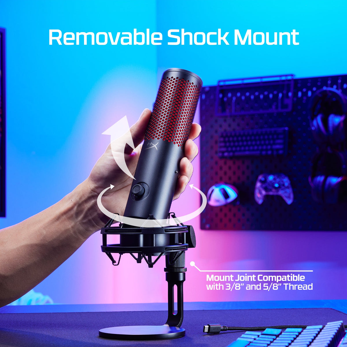 HyperX QuadCast 2 – USB Microphone