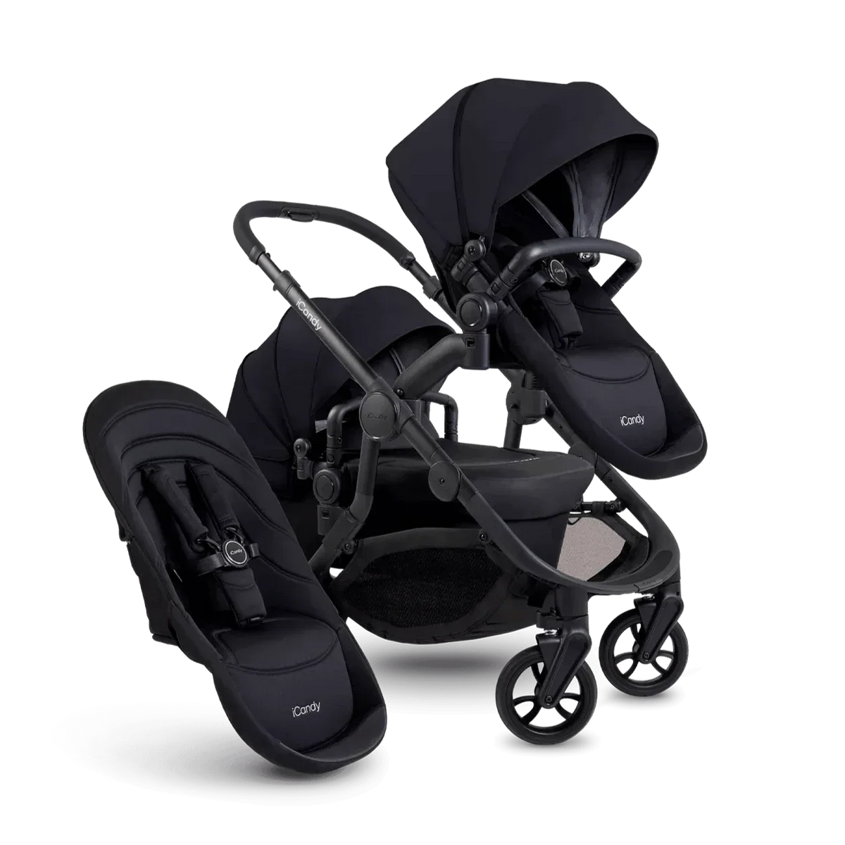 iCandy Orange 4 Double Pushchair - Black Edition