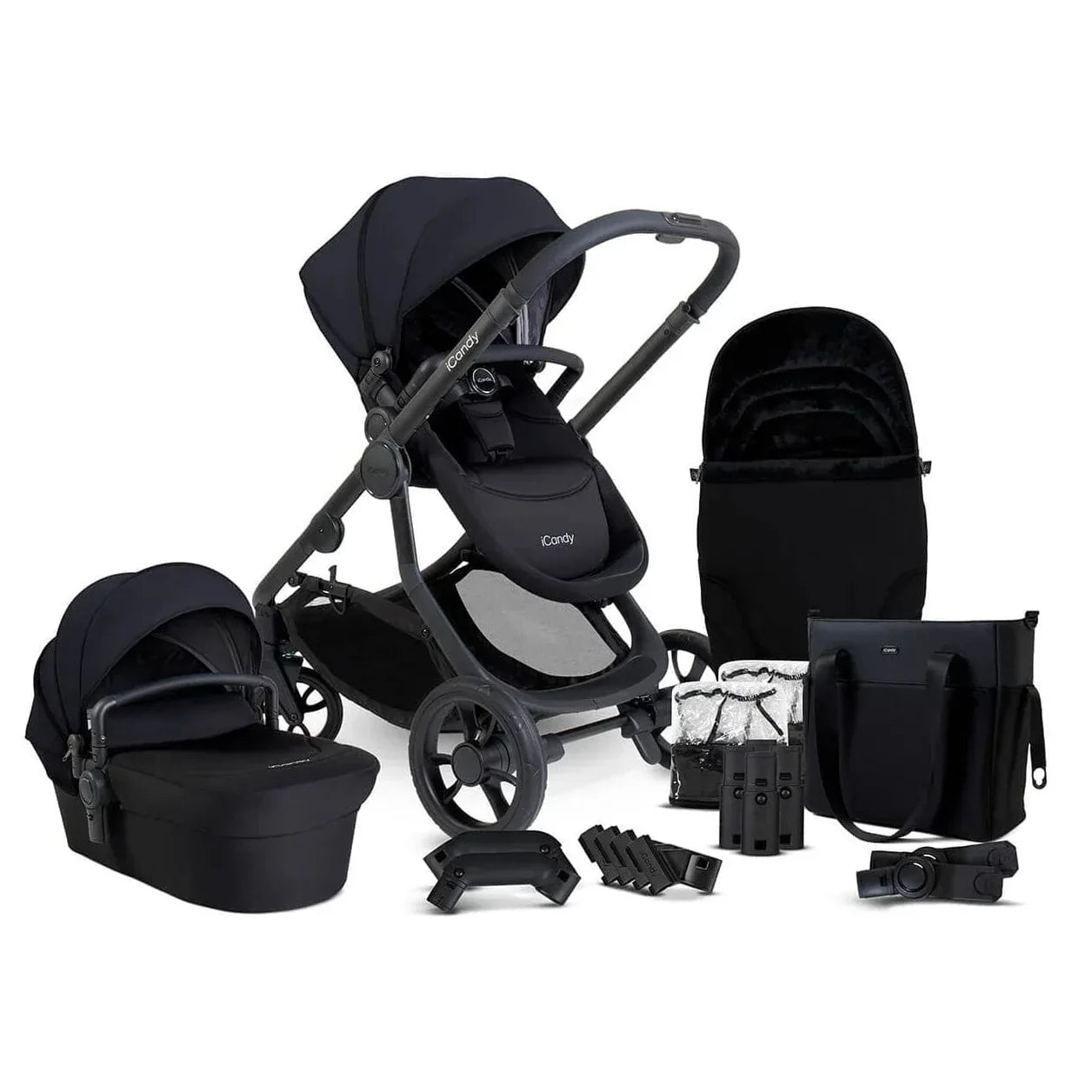 iCandy Orange 4 Cabriofix i-Size and Base Travel System - Black