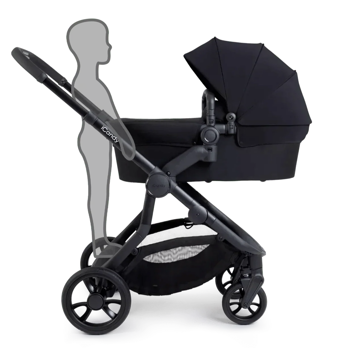 iCandy Orange 4 Cabriofix i-Size and Base Travel System - Black