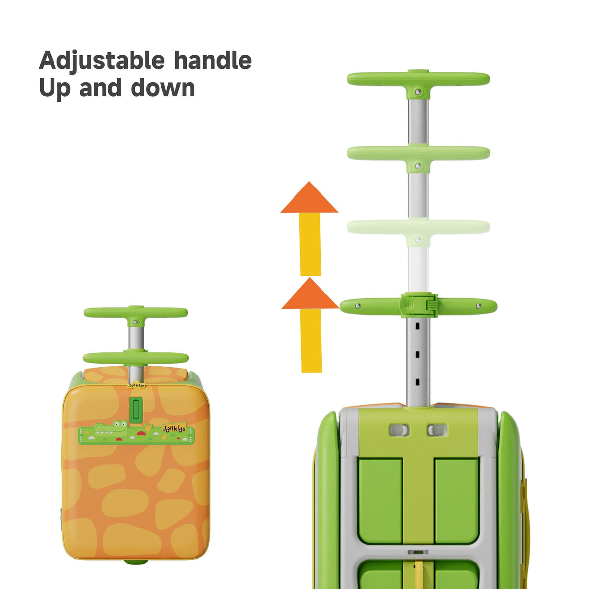 Jovikids JoyRide 3-in-1 Children's Ride-on Suitcase - Green