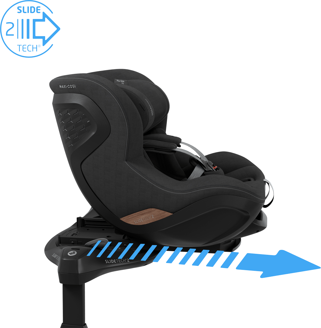Maxi Cosi Mica Slide Pro Car Seat - Authentic Black