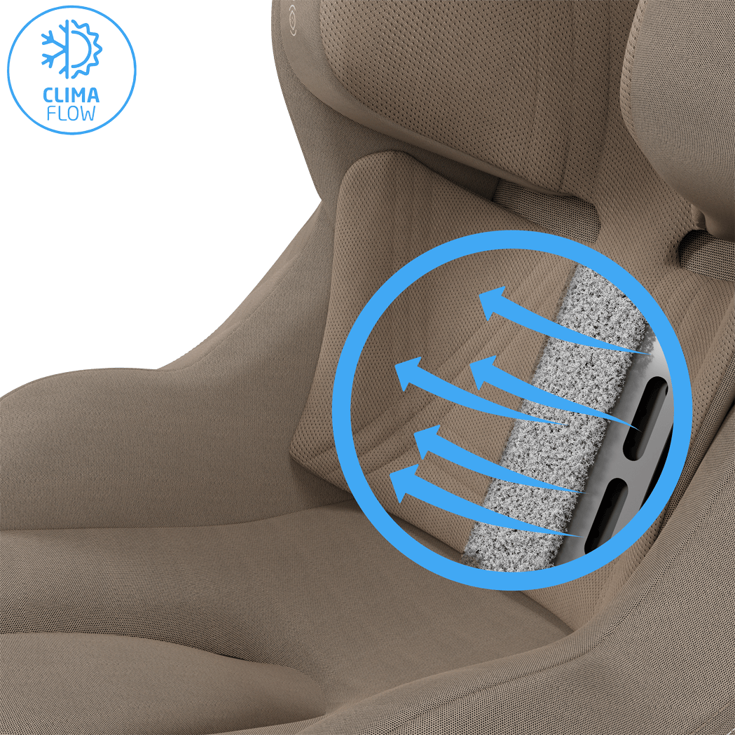 Maxi Cosi Mica Slide Pro Car Seat - Authentic Truffle