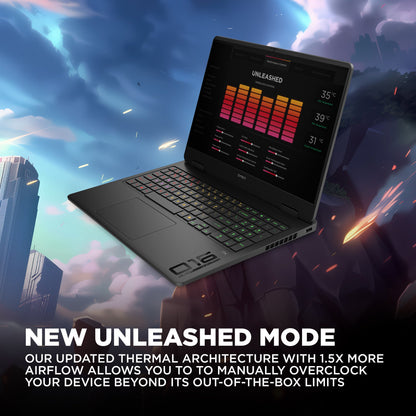OMEN Gaming Laptop 16-ap0097nr 16", Windows 11 Home,  AMD Ryzen™ AI 9, 32GB RAM, 1TB SSD, NVIDIA® GeForce RTX™ 5070, WQXGA, Shadow black